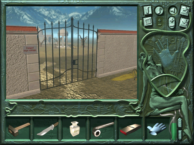 A.D. 2044 (Windows) screenshot: Villa entrance