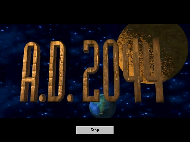 A.D. 2044 (Windows) screenshot: Intro - title