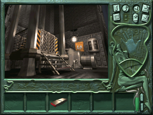 A.D. 2044 (Windows) screenshot: Cage lift room
