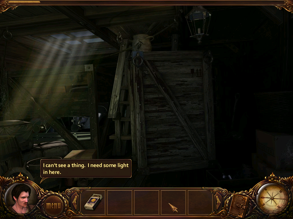 Vampire Saga: Pandora's Box (Windows) screenshot: Playing the grandfather flashback