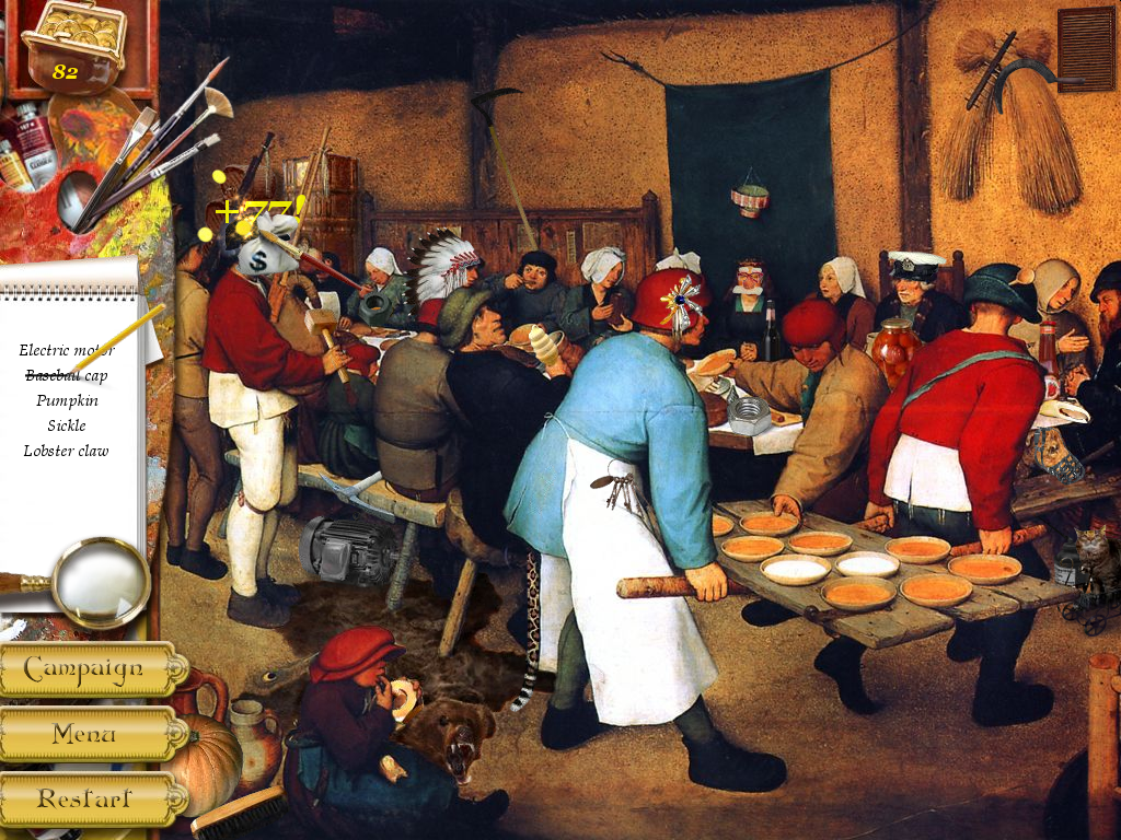 Hidden World of Art 2 (Windows) screenshot: Bruegel's Peasant Wedding