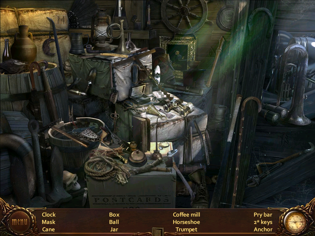 Vampire Saga: Pandora's Box (Windows) screenshot: Storeroom