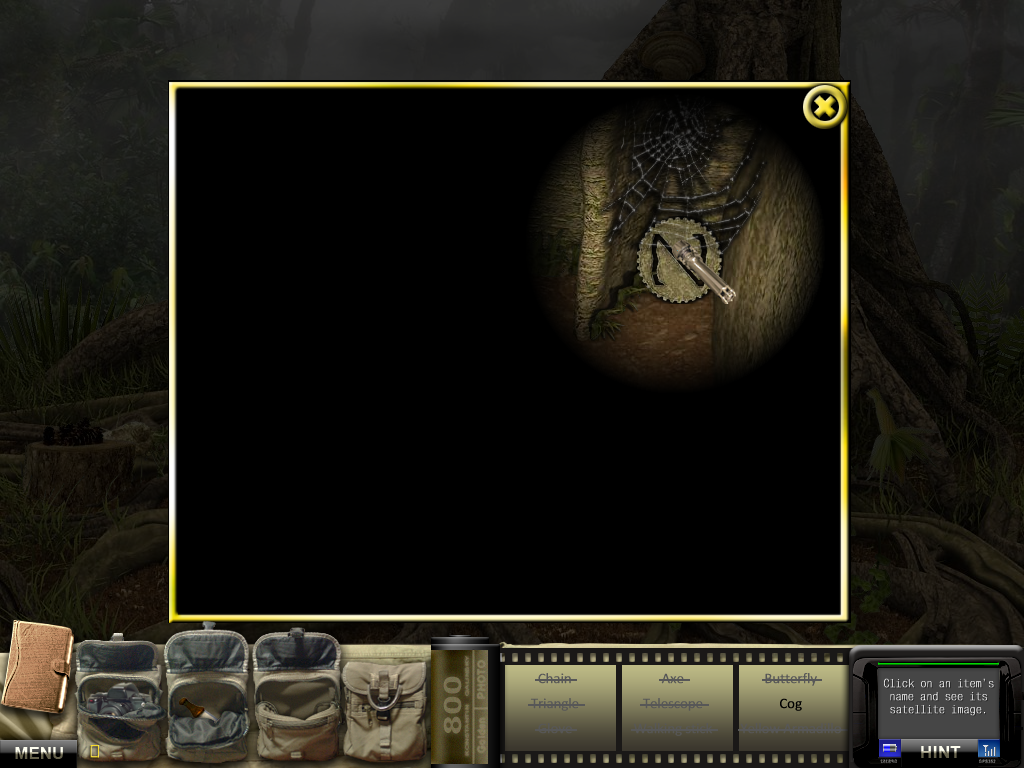 Nat Geo Adventure: Lost City of Z (Windows) screenshot: Using the flashlight