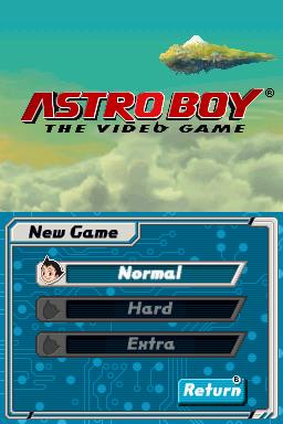 Astro Boy: The Video Game (Nintendo DS) screenshot: New Game