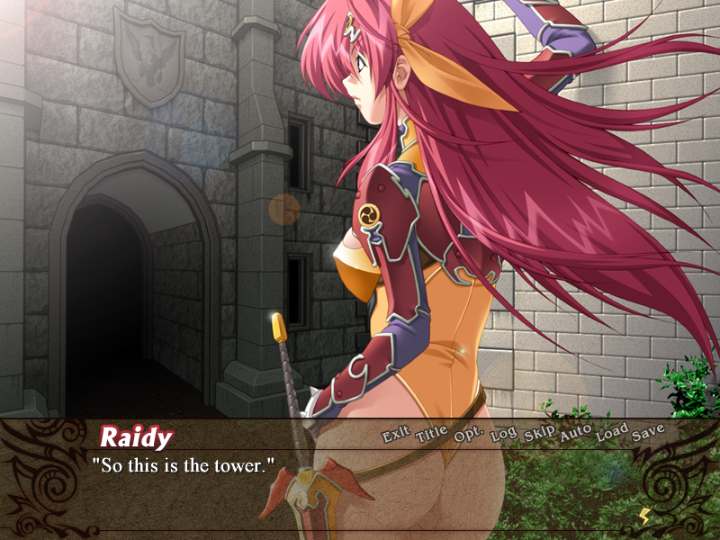 Lightning Warrior Raidy (Windows) screenshot: The heroine