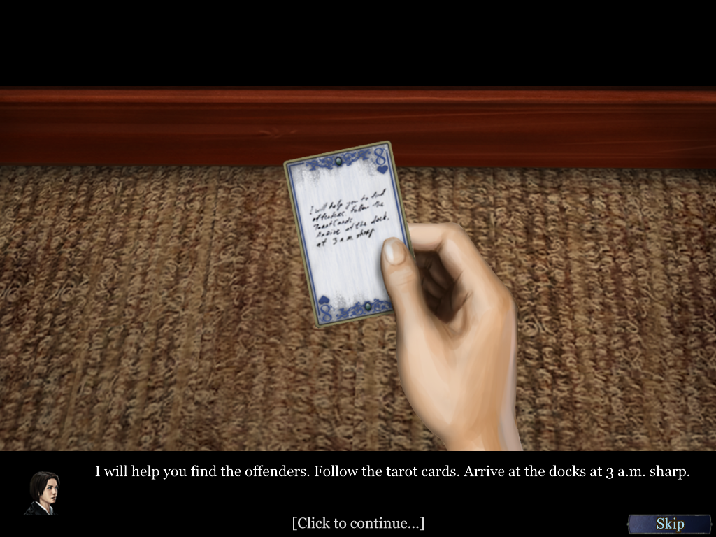 Strange Cases: The Tarot Card Mystery (Windows) screenshot: The first tarot card