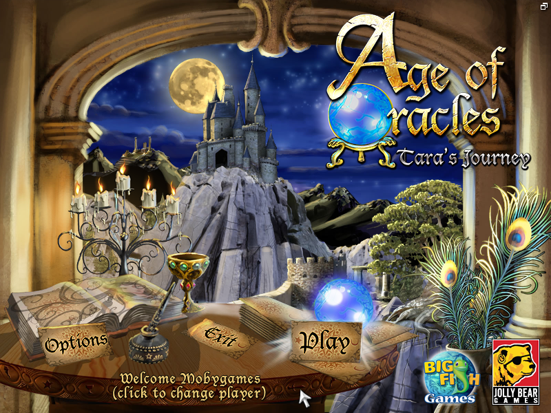 Age of Oracles: Tara's Journey (Windows) screenshot: Main menu