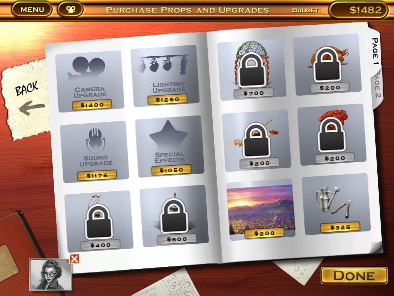 Screenshot of Tinseltown Dreams The 50's (Windows, 2009) MobyGames