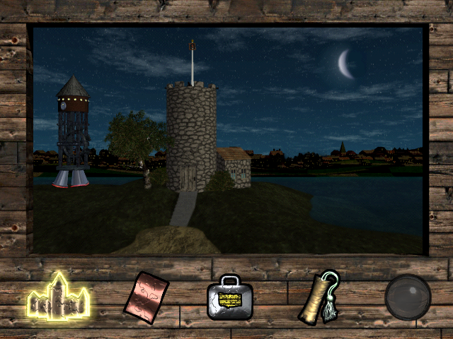 The Mystery at Greveholm 3: The Old Legend (Windows) screenshot: Tower with canons