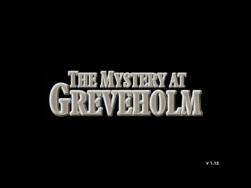 The Mystery at Greveholm (Windows) screenshot: Title screen