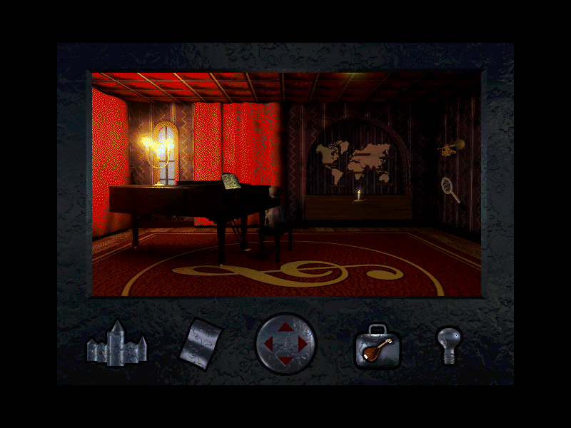 The Mystery at Greveholm (Windows) screenshot: Music room