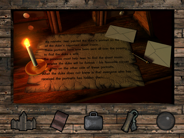 The Mystery at Greveholm 3: The Old Legend (Windows) screenshot: Your quest