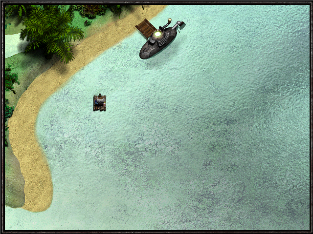 The Mystery at Greveholm 2: The Journey to Planutus (Windows) screenshot: Near submarine