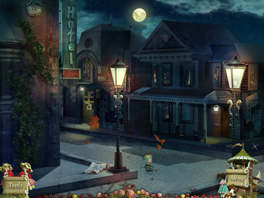 PuppetShow: Mystery of Joyville (Windows) screenshot: City at night