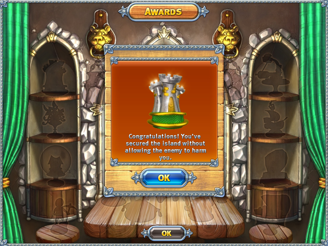 Island Realms (Windows) screenshot: Award
