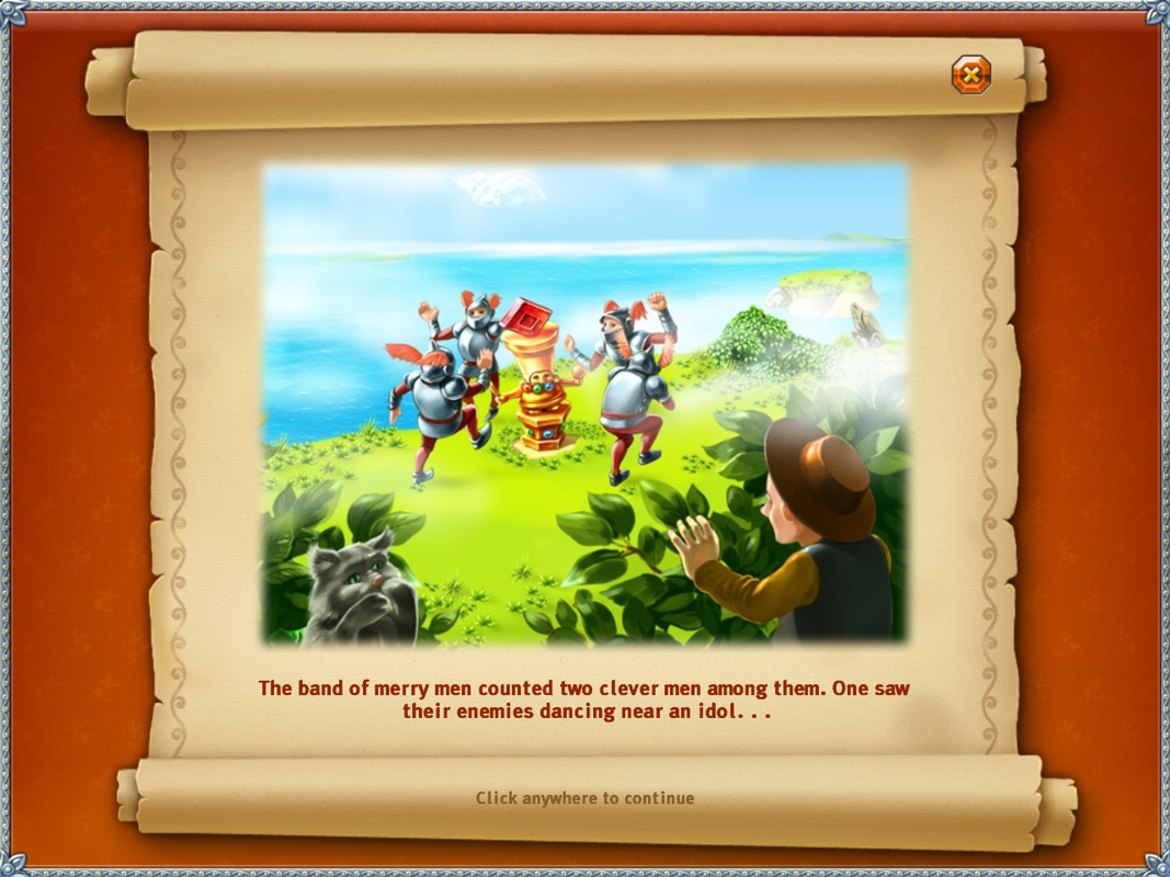 Island Realms (Windows) screenshot: Dancing near the idol.