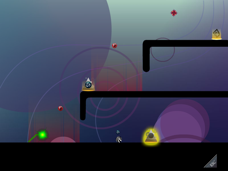 Woosh (Browser) screenshot: Gameplay scene
