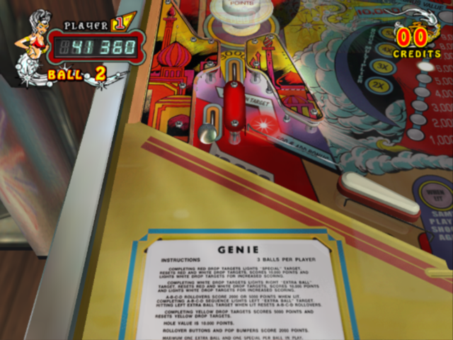 Screenshot of Pinball Hall of Fame: The Gottlieb Collection ...