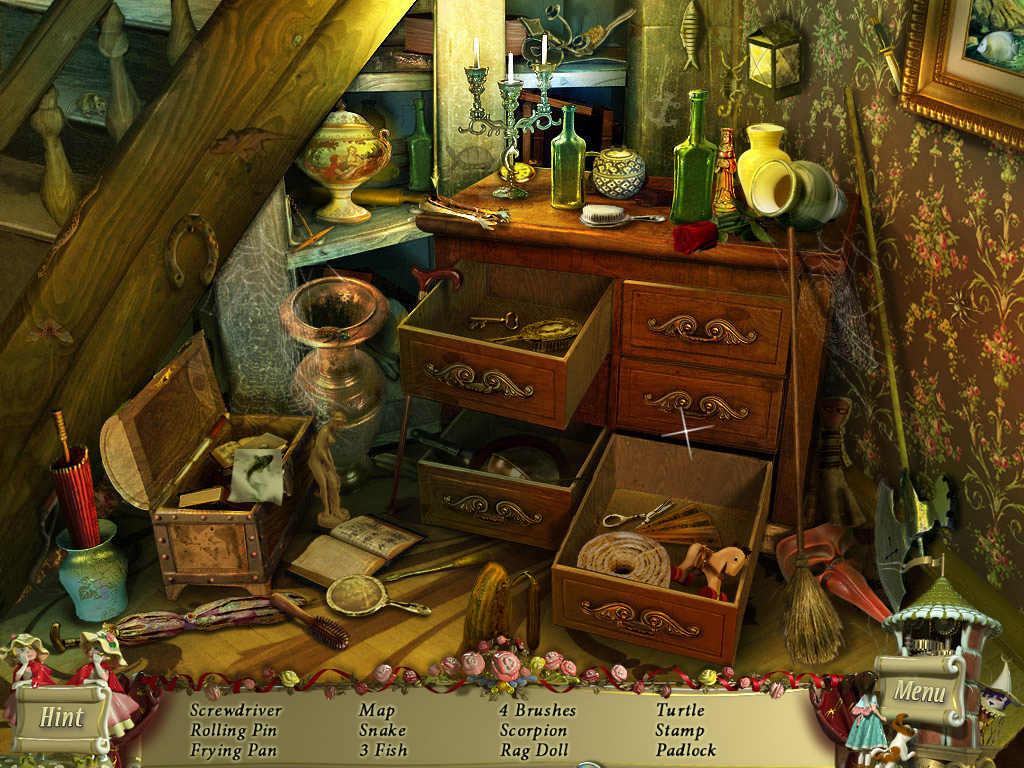 PuppetShow: Mystery of Joyville (Windows) screenshot: Cabinet