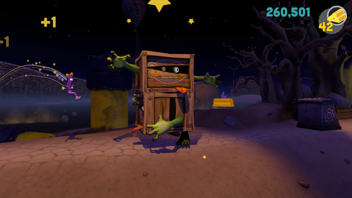 Runner3 (Windows) screenshot: Spooky crate