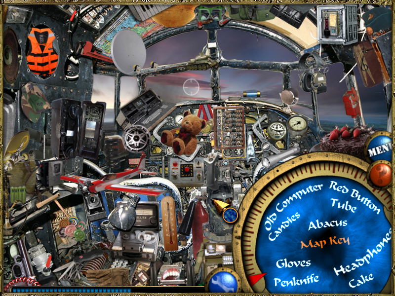 The Mysterious Past of Gregory Phoenix (Windows) screenshot: Cockpit
