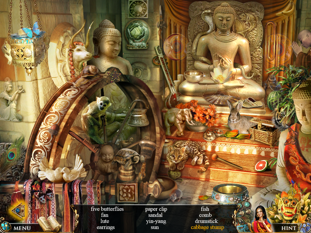Reincarnations: Awakening (Windows) screenshot: Temple room