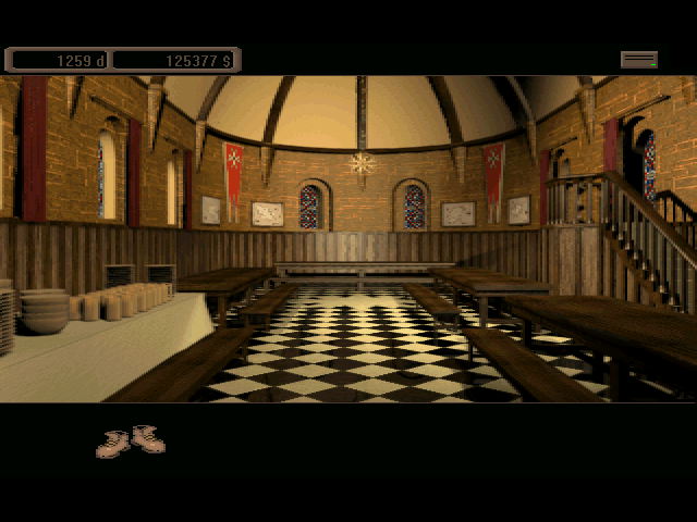 Treasure Hunter (Windows) screenshot: Abbey, dining room