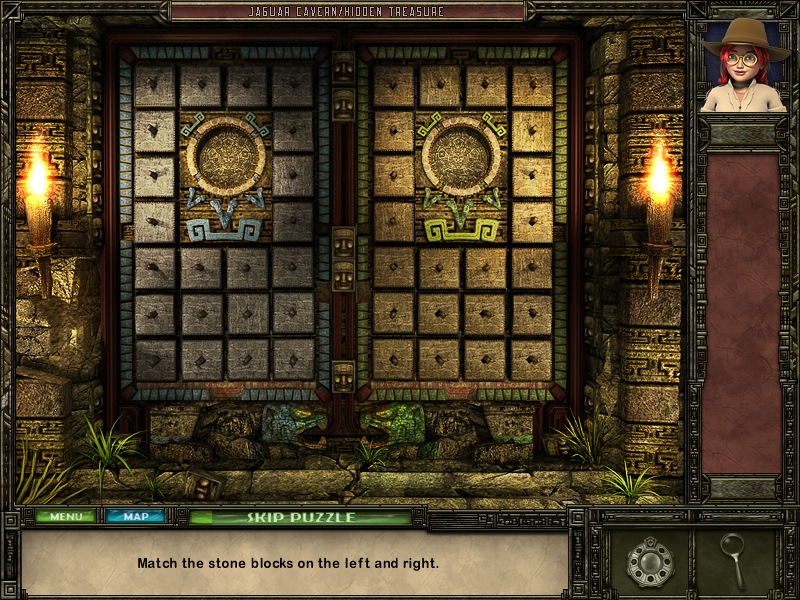 Alexandra Fortune: Mystery of the Lunar Archipelago (Windows) screenshot: Matching game