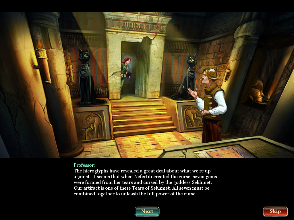 Screenshot of Curse of the Pharaoh: Tears of Sekhmet (Windows, 2009 ...