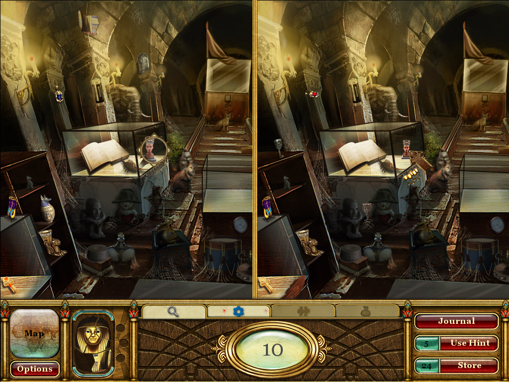 Screenshot of Curse of the Pharaoh: Tears of Sekhmet (Windows, 2009 ...