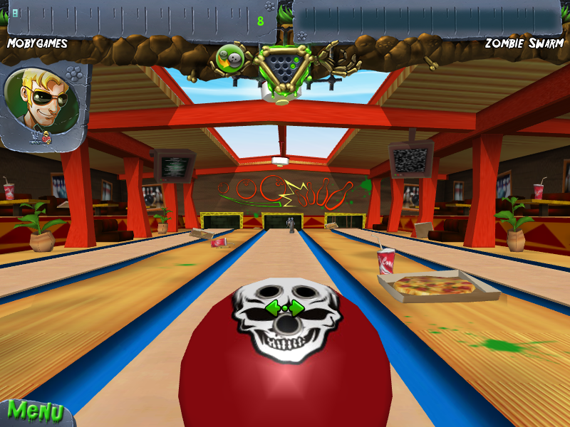 Zombie Bowl-O-Rama (Windows) screenshot: Giant ball