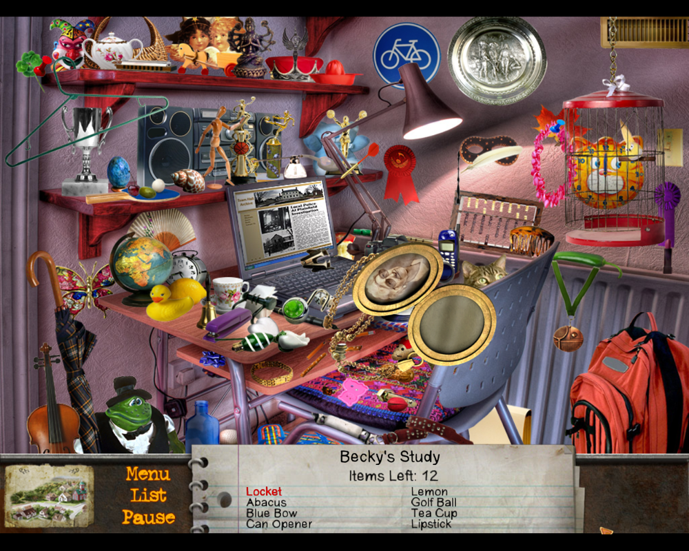 Screenshot Of Becky Brogan: The Mystery Of Meane Manor (windows, 2009 