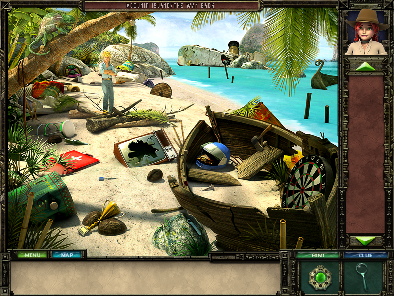 Alexandra Fortune: Mystery of the Lunar Archipelago (Windows) screenshot: Seaside