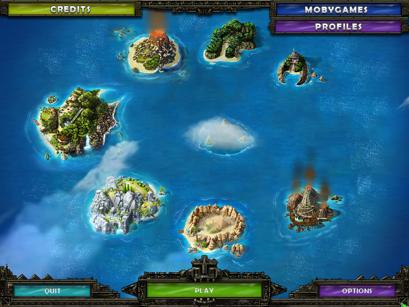 Alexandra Fortune: Mystery of the Lunar Archipelago (Windows) screenshot: Main menu