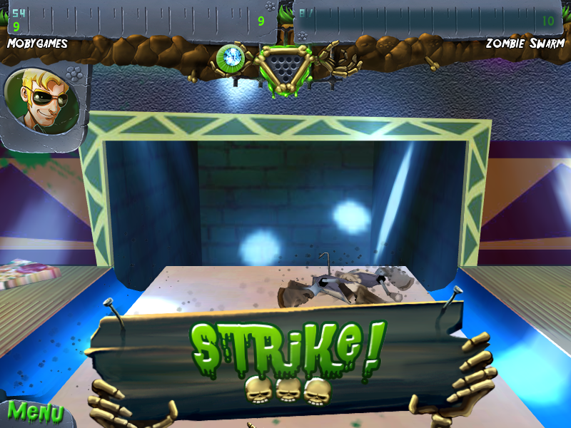Zombie Bowl-O-Rama (Windows) screenshot: Strike
