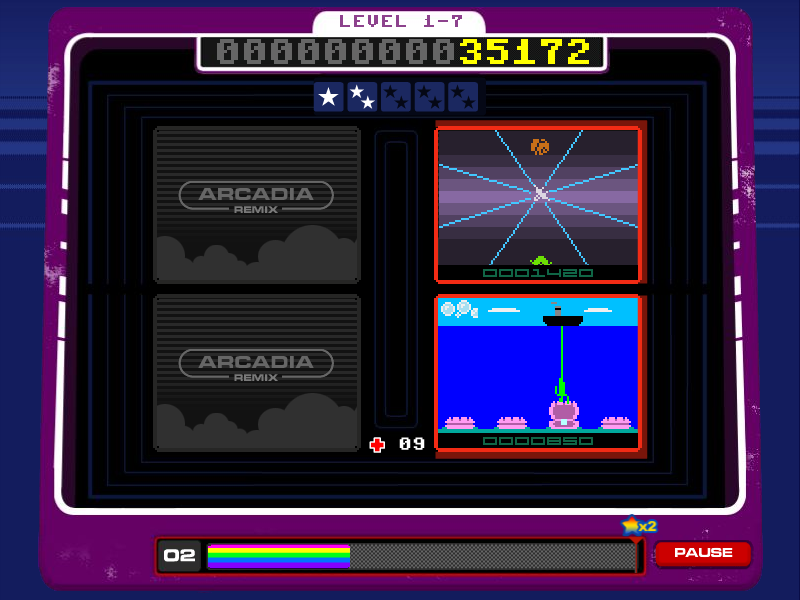 Arcadia Remix (Windows) screenshot: Pearl collector