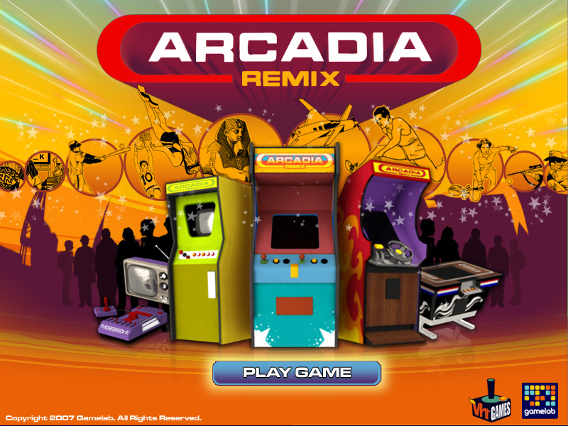 Arcadia Remix (Windows) screenshot: Title screen