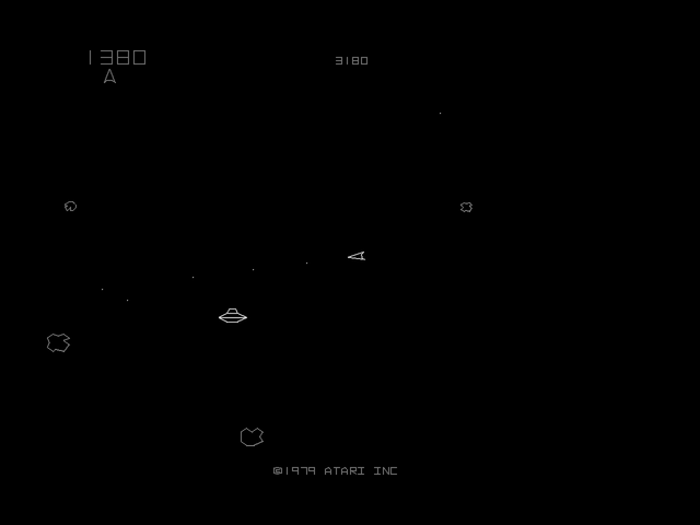 Arcade's Greatest Hits: The Atari Collection 1 (PlayStation) screenshot: UFO