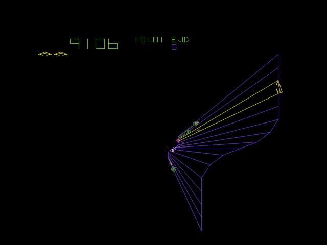 Atari: Anniversary Edition (PlayStation) screenshot: Tempest Tubes - Fifth level