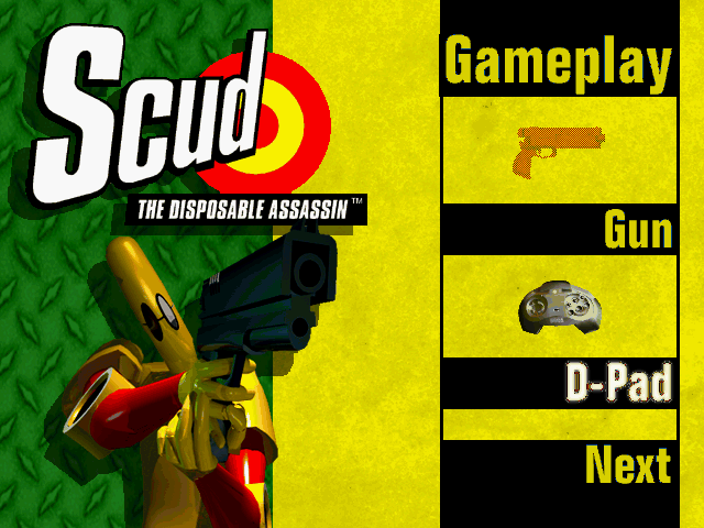 Screenshot of Scud: The Disposable Assassin (SEGA Saturn, 1997) - MobyGames