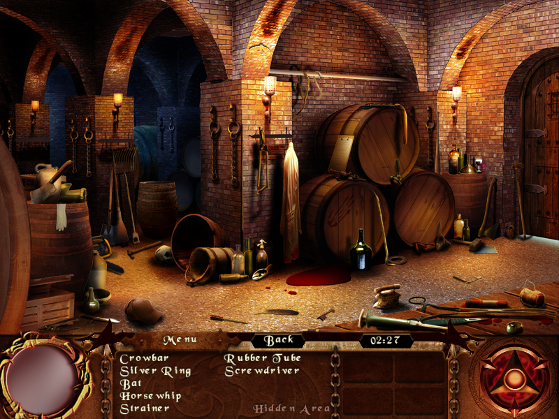 The Dracula Files (Windows) screenshot: Wine cellar