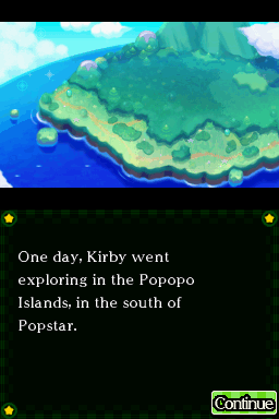Kirby: Mass Attack (Nintendo DS) screenshot: Intro