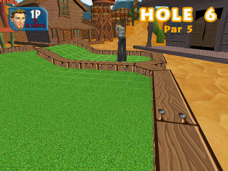 Crazy Golf: World Tour (Windows) screenshot: It's possible to move around the camera freely.