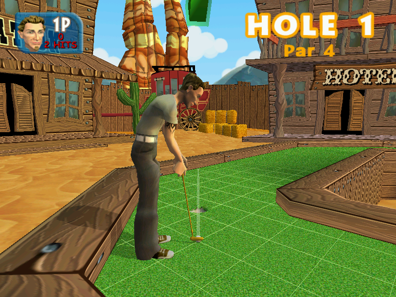 Crazy Golf: World Tour (Windows) screenshot: This shouldn't be any problem.