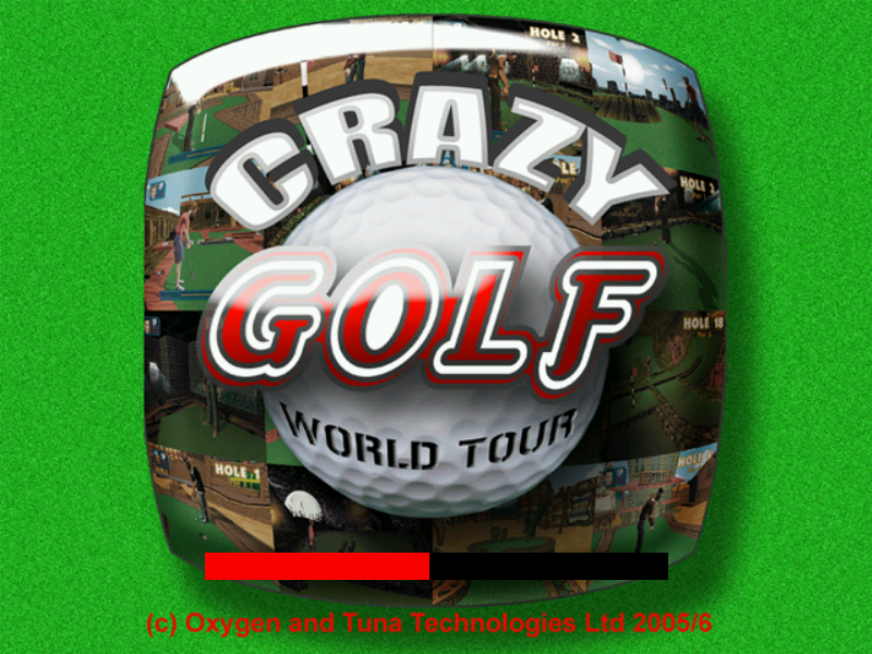 Crazy Golf: World Tour (Windows) screenshot: Title screen