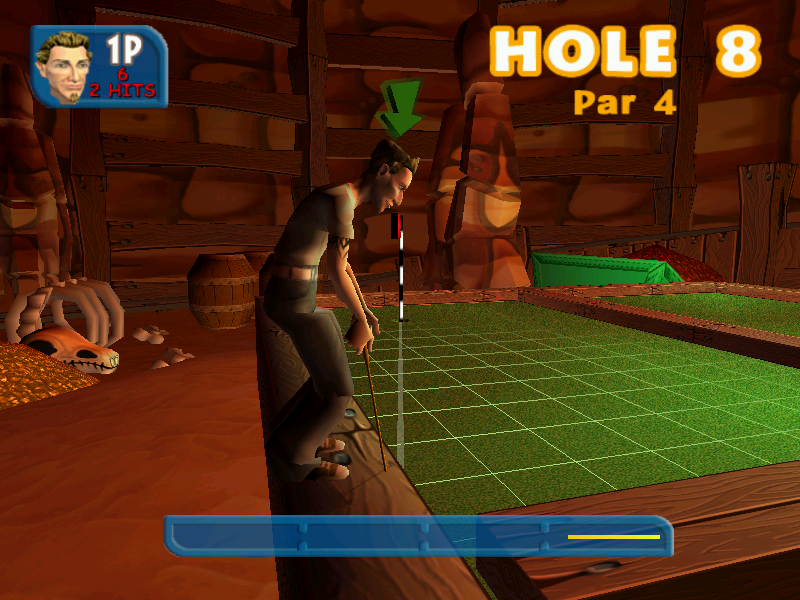 Crazy Golf: World Tour (Windows) screenshot: Don't lean back!