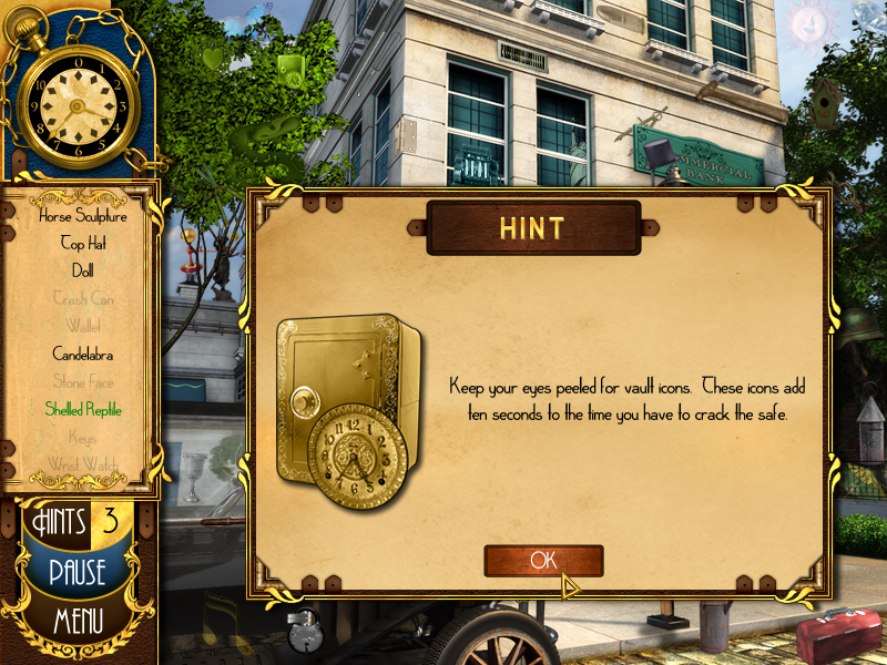 Amazing Heists: Dillinger (Windows) screenshot: Vault icon