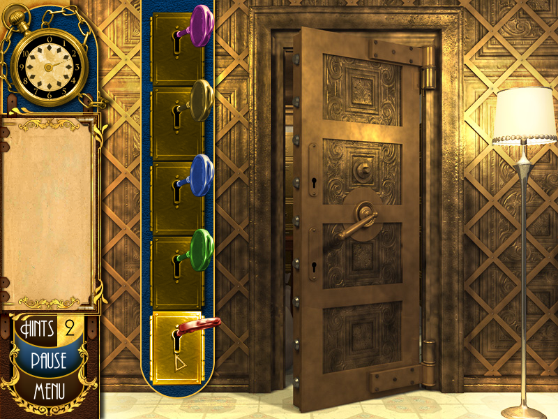 Amazing Heists: Dillinger (Windows) screenshot: Safe unlocked.