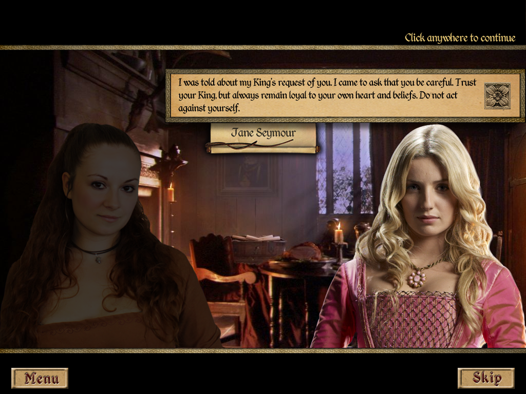 The Tudors (Windows) screenshot: Jane Seymour