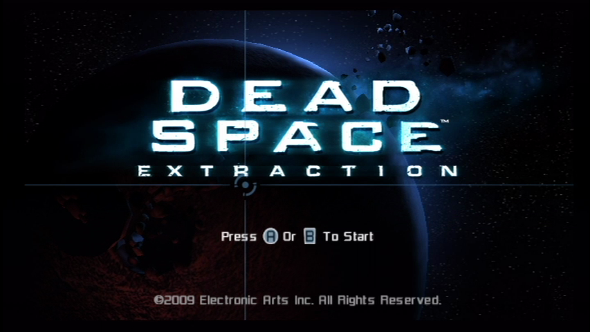 Dead Space: Extraction (Wii) screenshot: Title screen